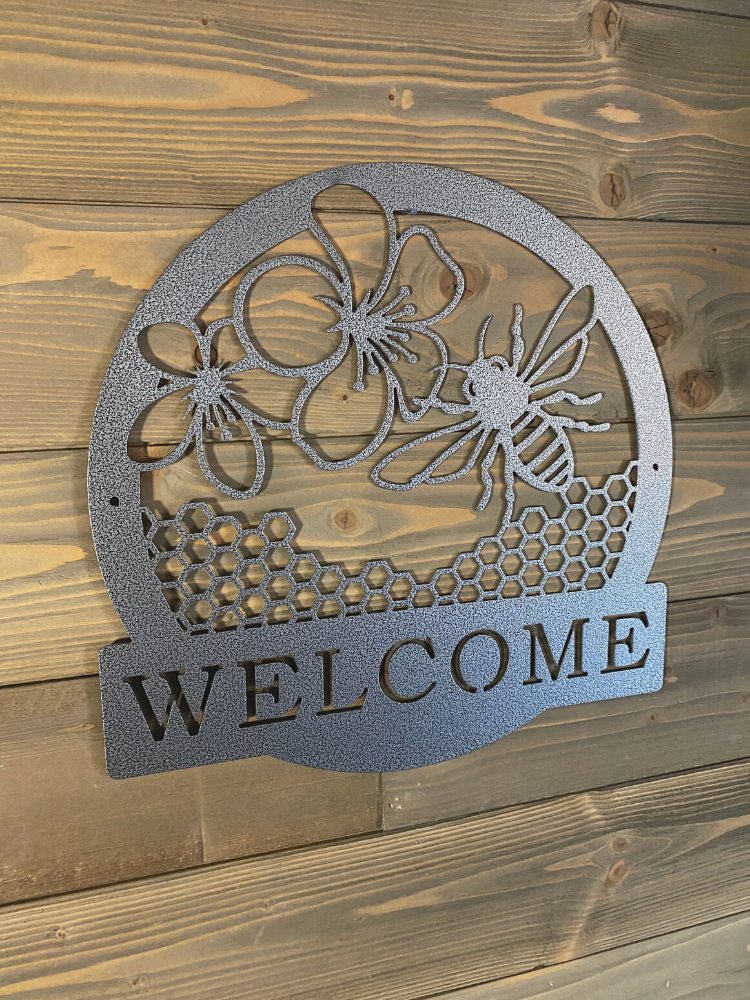 Welcome Bee Monogram