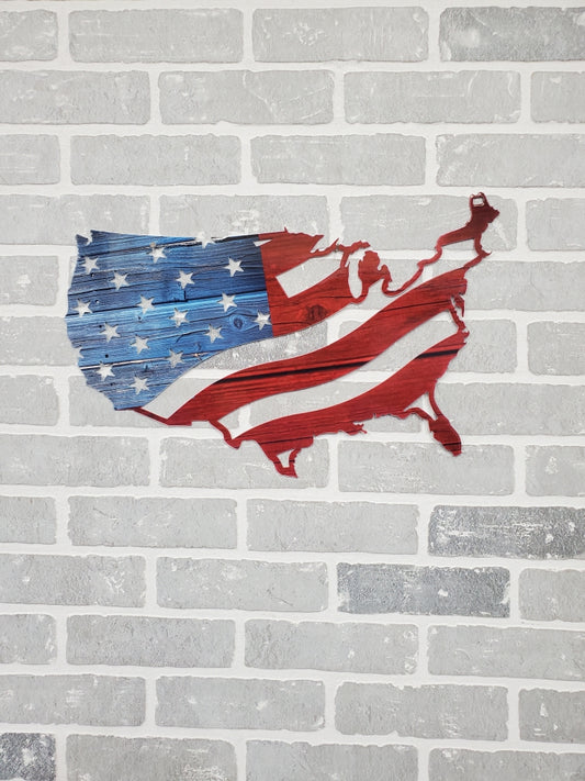 USA outline