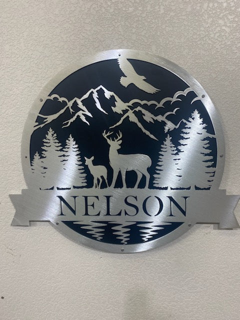 Custom Family Name Monogram